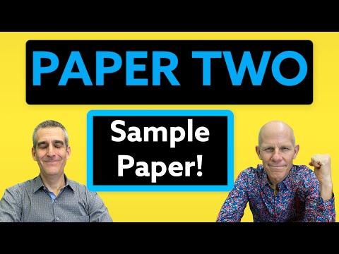 IB English: Paper 2 - Student Sample