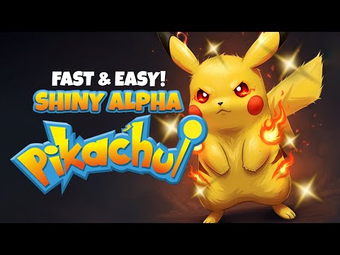 2 FAST and EASY ways to Shiny hunt ALPHA PIKACHU!