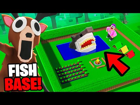 WE CAUGHT A SECRET MEGALODON SHARK In 99 NIGHTS IN A FOREST ROBLOX...!?