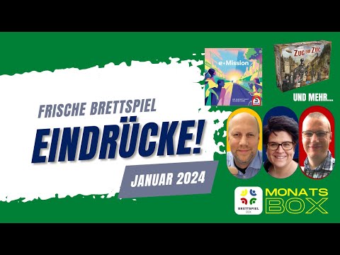 Brettspiel Monatsbox der Brettspielbox - Januar 2024 gespielt