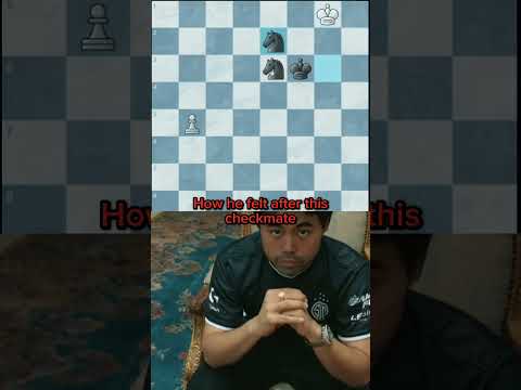 Hikaru checkmating with 2 knights - His honest reaction