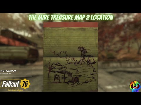 How to Find The Mire Treasure map 2 #fallout76  #fallout76guide