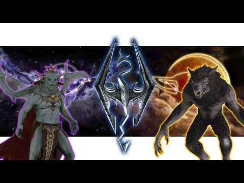 Skyrim: Vampire Lord VS Werewolf (Special Class Showcase)