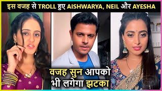 Ghum Hai Kisikey Pyaar Meiin Fame Ayesha Singh, Neil Bhatt & Others Brutally TROLLED For This Reason video