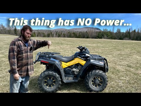 Can am Outlander 800 NO power: Hardly runs!!!