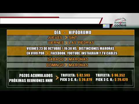 CARRERAS MARONAS 18/10/2020 -  WWW.MARONASONLINE.COM