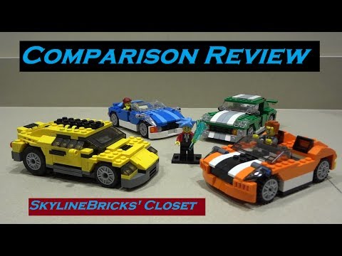 Comparison Review - LEGO Creator Car Sets