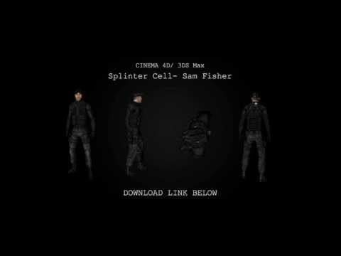 Cinema 4D/ 3DS Max | Splinter Cell Sam Fisher Model Download