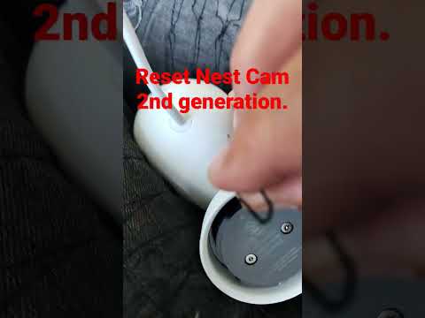 Reset Nest Cam 2nd generation(wired) camera.
