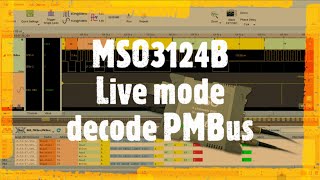 PMBus Live Mode Decode — MSO3124B Mixed Signal Oscilloscope