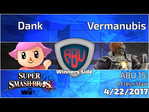 ABU 15: Dank (Villager) vs. Vermanubis (Ganon) - SSB4 Singles Winners