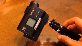 Video thumbnail for How to Tripod Mount Your Sony Action Cam HDR AS15 by maxandhetty
