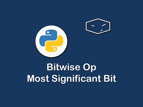 bitwise op most significant bit in python 