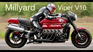 Millyard Viper V10 motorcycle - Maintenance and te