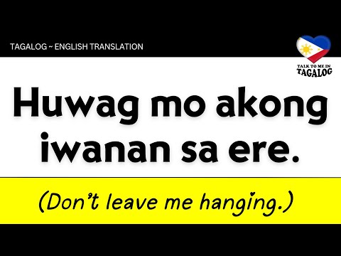 Tagalog-English Translation (Lesson 31) | Filipino Language Tutorial | Online Tagalog Tutor