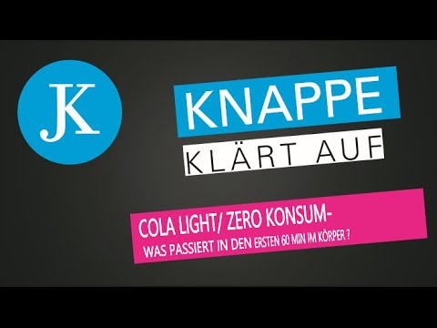 Cola Light/Zero Konsum-  Was passiert in den erst 60 min im Körper?