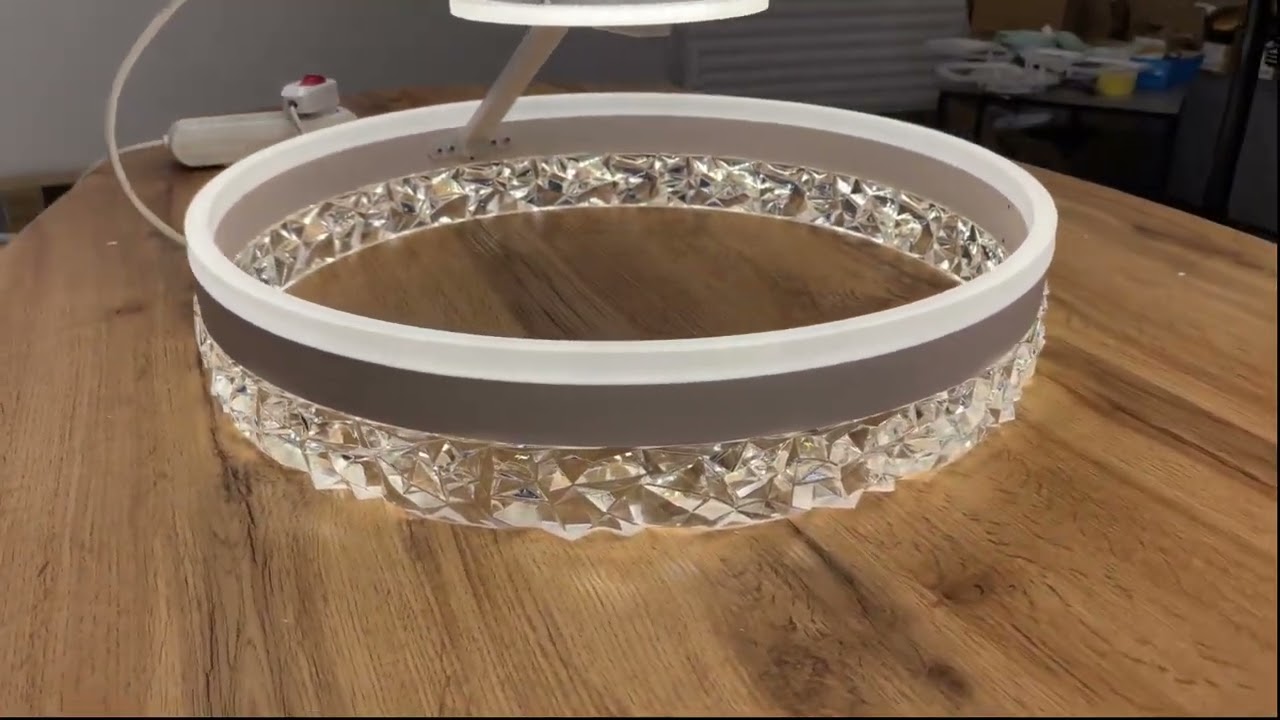 Светодиодная LED люстра STELLA С ICE 90W 2R-APP-500x215-WHITE/WHITE-220-IP20 Esllse