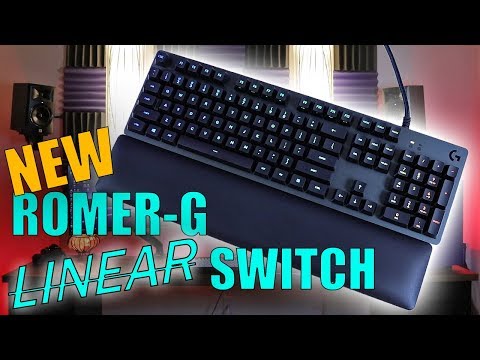 Logitech G513 Keyboard Review with NEW Romer-G Linear Switches Video