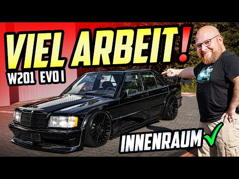 GENIALES ERGEBNIS! - Mercedes W201 3.0L Evo 1 - Wir machen den INNENRAUM wieder FIT!