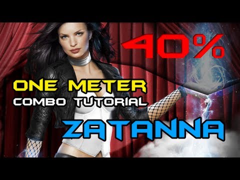 Injustice - Zatanna - Combo tutorial 40% (1 METER)