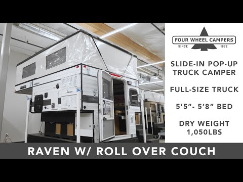 Four Wheel Camper Tour - Raven Slide-In w/ Rollover Couch 2023