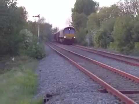 DB Class 66 No. 66066 on 6H53 Ashburys S.S - Briggs Sdgs Steetley Coy @ Denton Jn