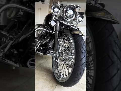 2001 Harley Fatboy DNA 40 Fat Spoke Installation #harleys #harleyfatboy