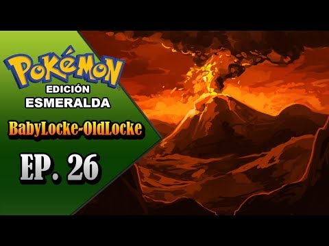 Perdidos en el VOLCÁN - Pokémon ESMERALDA BabyLocke OldLocke, Ep. 26