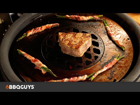 BBQGuys Signature Grill & Griddle Insert for Kamado Charcoal Grills Video