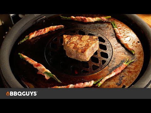 BBQGuys Signature Grill & Griddle Insert for Kamado Charcoal Grills