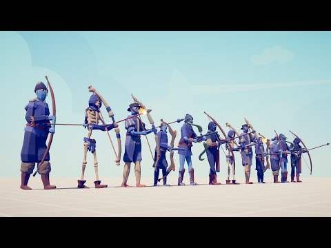 2x ALL ARCHERS vs EVERY UNIT - Totally Accurate Battle Simulator TABS