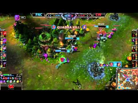 Decisive Teamfight | Fnatic VS Copenhagen Wolves 2014