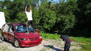 Destroying My Friend&#39;s Car And Surprising Him With A New One!! (EMOTIONAL)