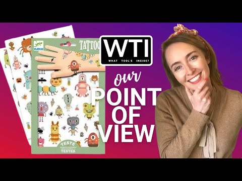 Djeco Monsters Metallic Tattoos - WTI product video review