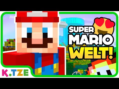 K. Tze -  Super Mario builds houses!  😍😂 Minecraft for kids |  episode 1