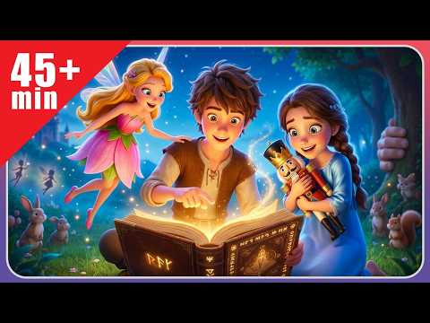 Bedtime Fairy Tales Compilation ✨ 45-Min | Thumbelina, The Nutcracker, Jack and the Beanstalk