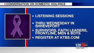 Caddo Parish to host domestic violence listening sessions this week