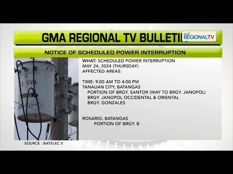 Balitang Southern Tagalog: GMA Regional TV Bulletin