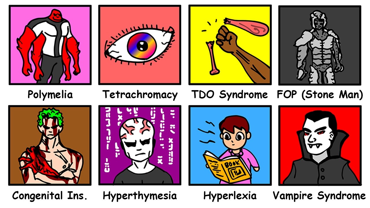 Every Disease That Gives You Superpowers Explained in 6 Minutes