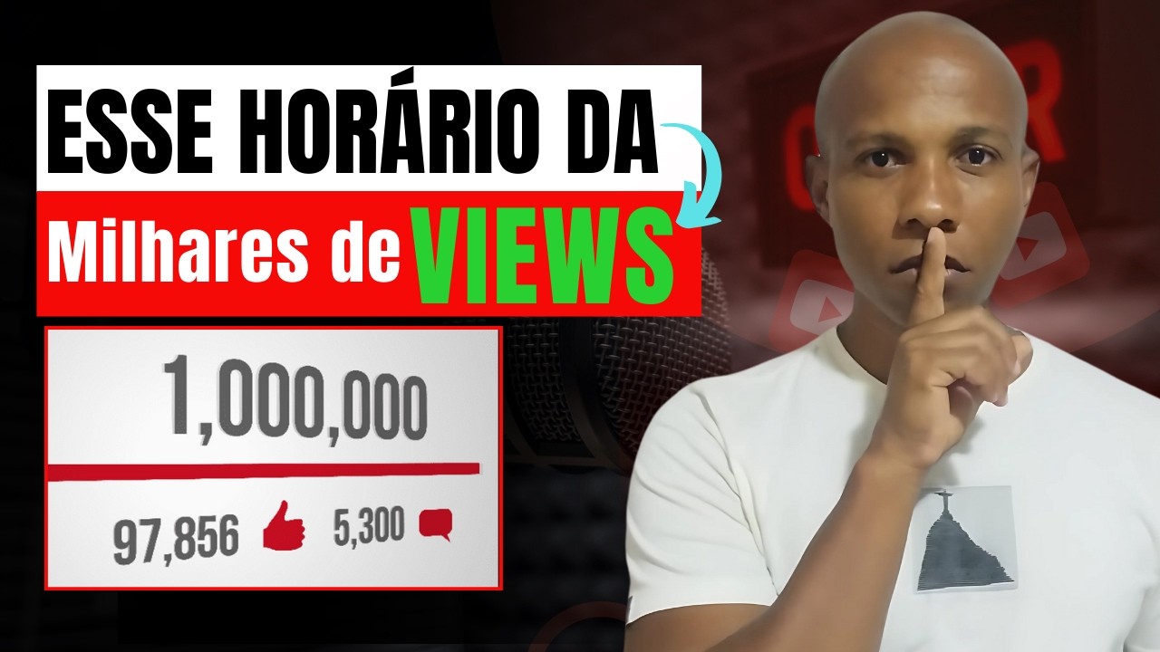 😲Poste NESSE Horário e Veja Suas Visualizações Dispararem no YouTube! EU TESTE! Veja o Resultado