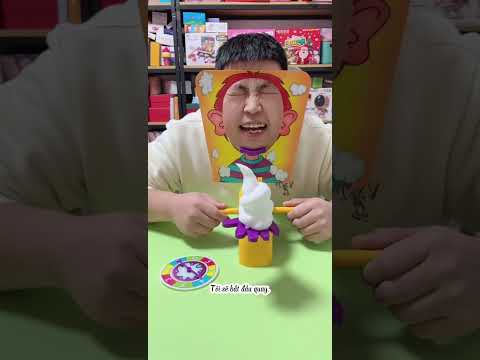 REVIEW bộ đồ chơi bánh kem đập vào mặt vui nhộn  #trending