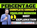 PERCENTAGE INTRO PART 1 USEFUL FOR SSC BANK RRB CAT DEFENCE AFCAT OTHER COMPETITIVE EXAMS
