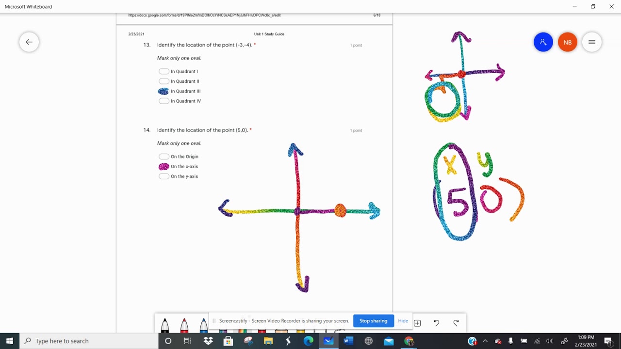 Unit 1 Study Guide Review Question ANSWERS!