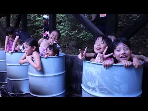 【忍者キャンプ】ドラム缶風呂の術！