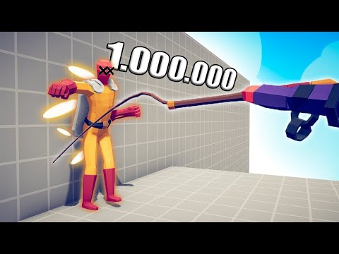 1.000.000 DAMAGE WHIP vs UNITS - TABS | Totally Accurate Battle Simulator 2024