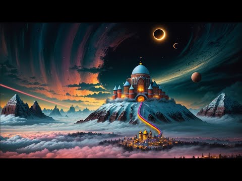 Progressive Psytrance mix April 2024 [Surrealism AI Graphic video]