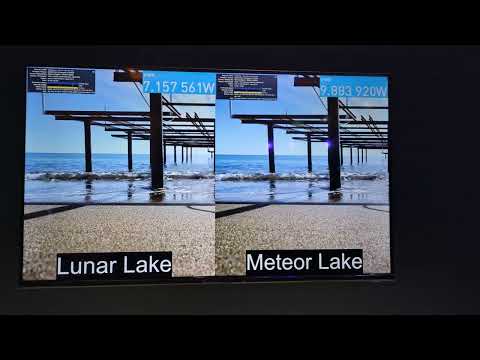 Intel Lunar Lake vs. Meteor Lake - Energieeffizienz bei der Videowiedergabe