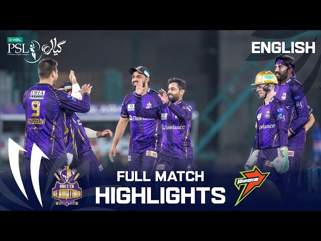 Full Match Highlights | Quetta Gladiators vs Rawalpindiz | English | Match 18 | HBL PSL 11 | MZB1K Full Match Highlights | Quetta Gladiators vs Rawalpindiz | English | Match 18 | HBL PSL 11 | MZB1K