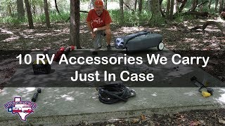 RV Tips: 10 Things We Carry Just In Case | RV Texas