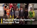 President Tsai Welcomes RuPaul's Drag Race Winner Nymphia Wind to Office | TaiwanPlus News